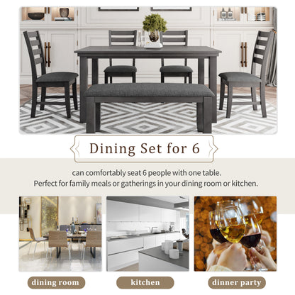 Luis 6-Piece Dining Table