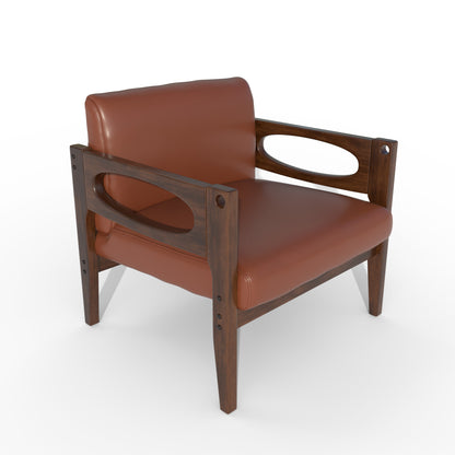 Niko Brown Accent Chair