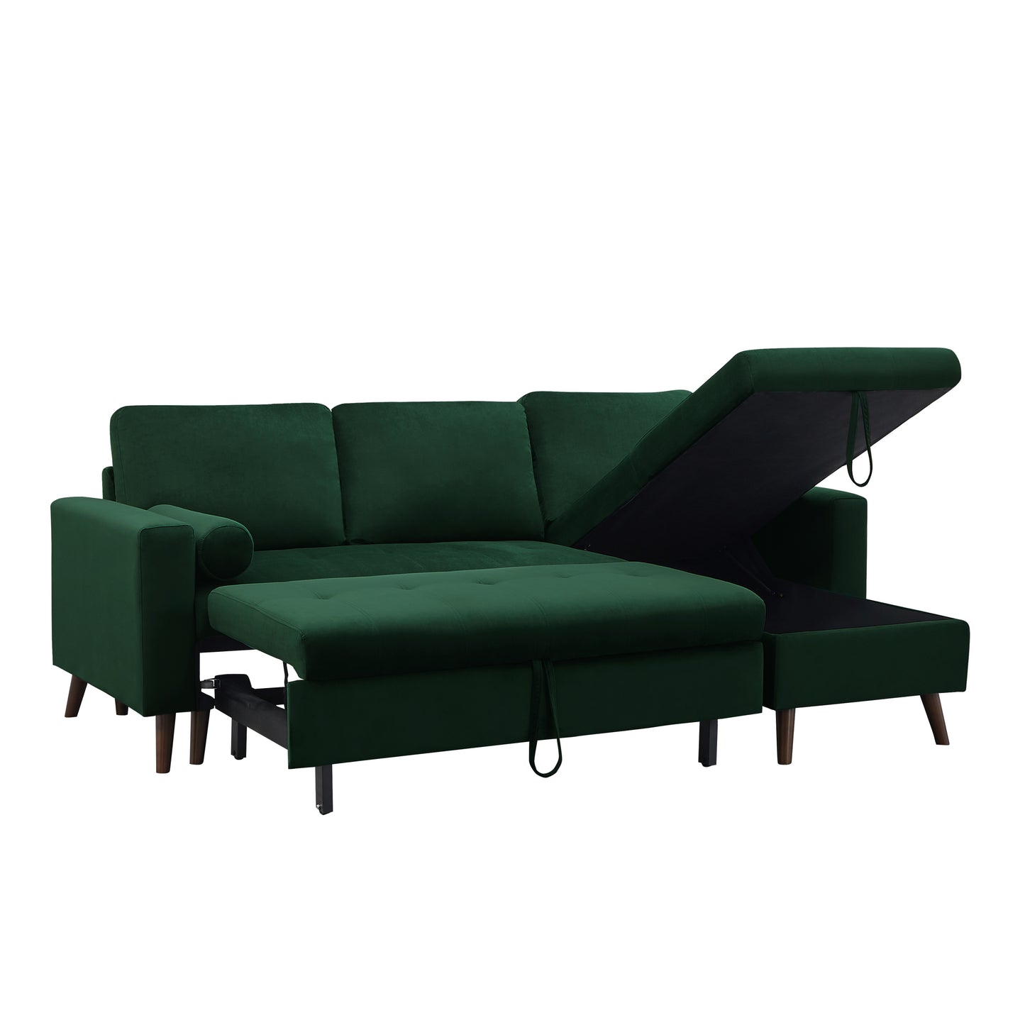 Danbury Sectional Storage Sofa Bed