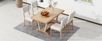 Akira 5 Piece Dining Table Set