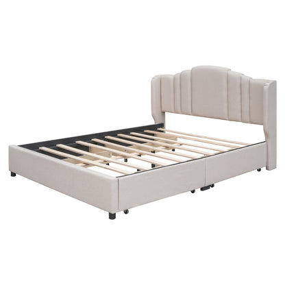 Berlin Queen Size Storage Bed