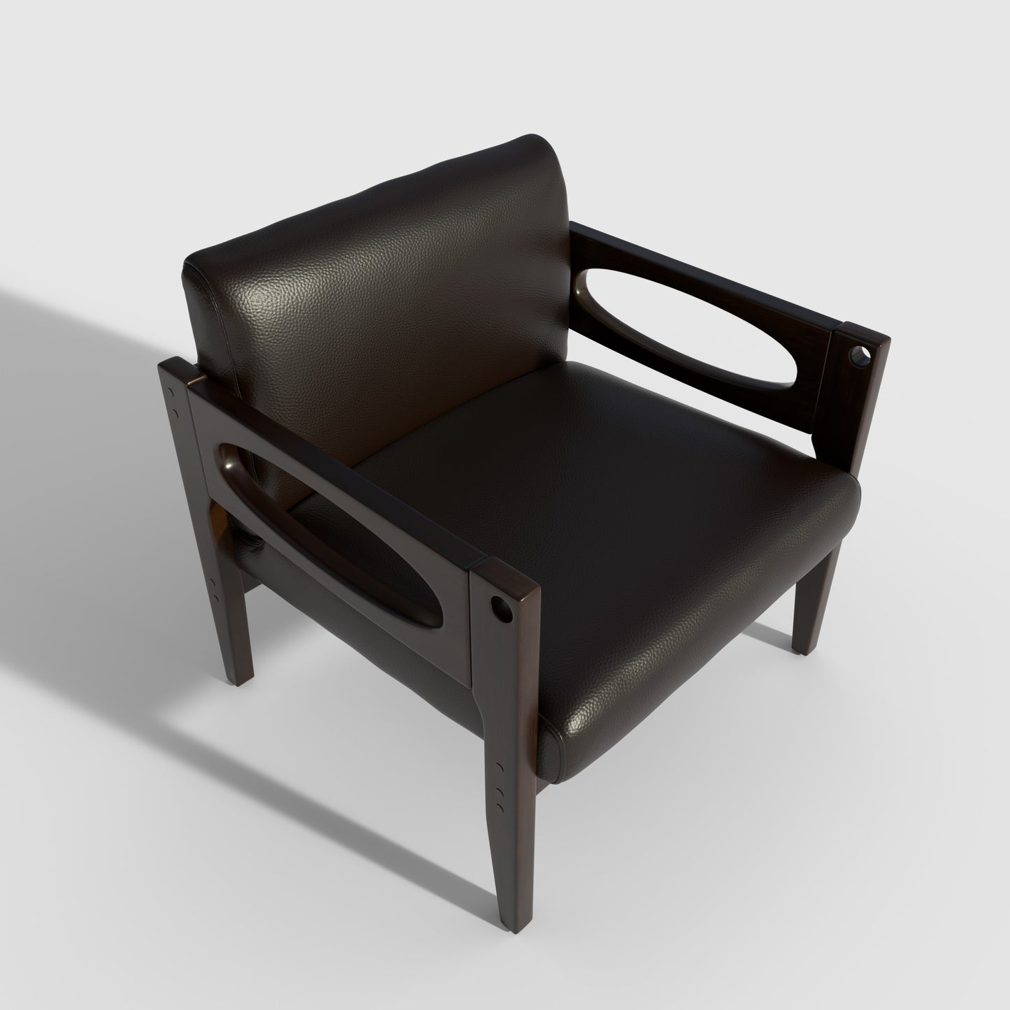 Niko Espresso Accent Chair