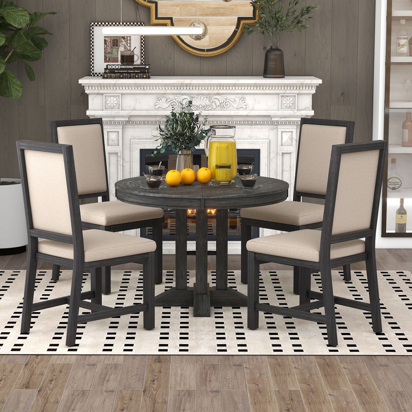 Makena 5 Piece Dining Table Set