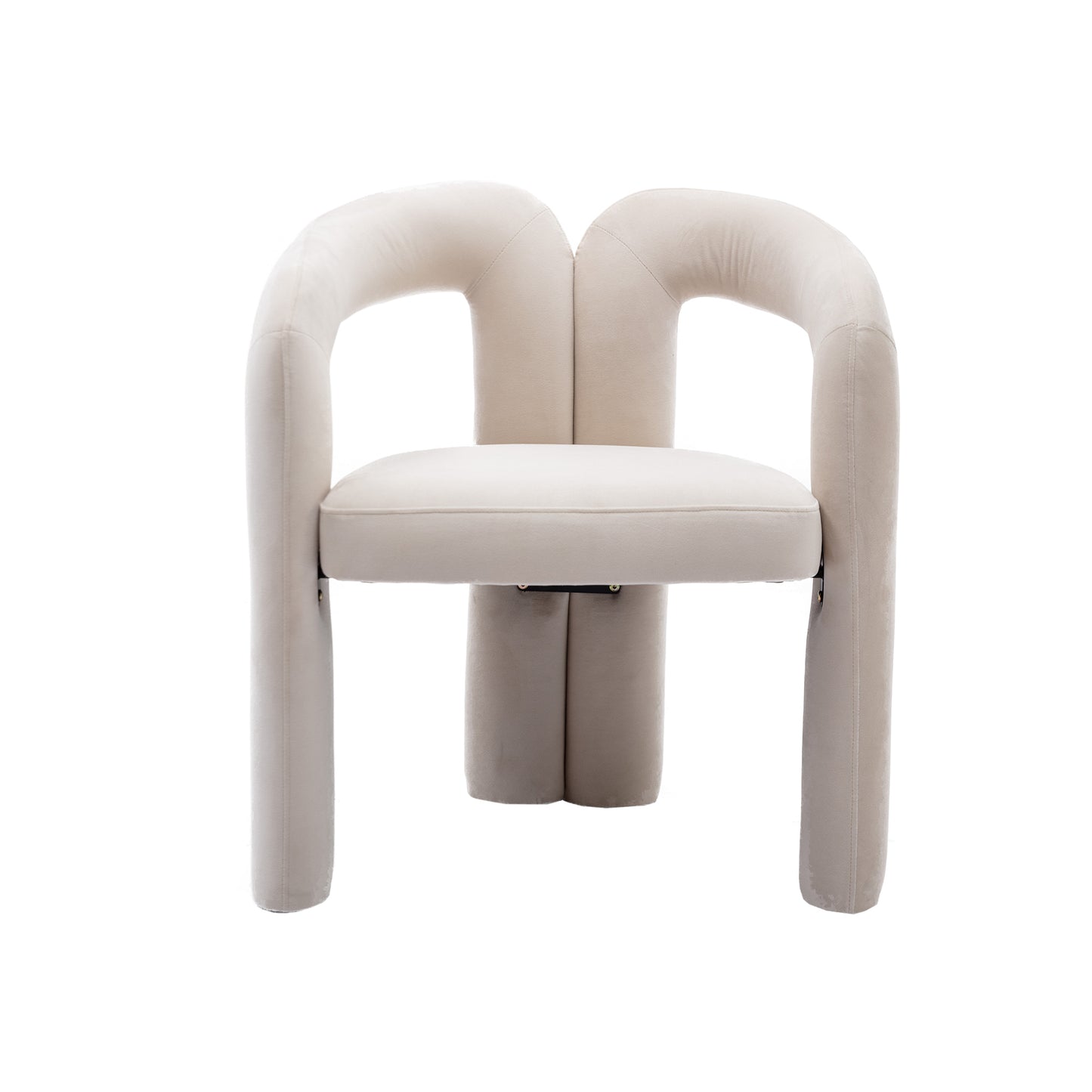 Ellen Beige Dining/Accent Chairs, Set of 2