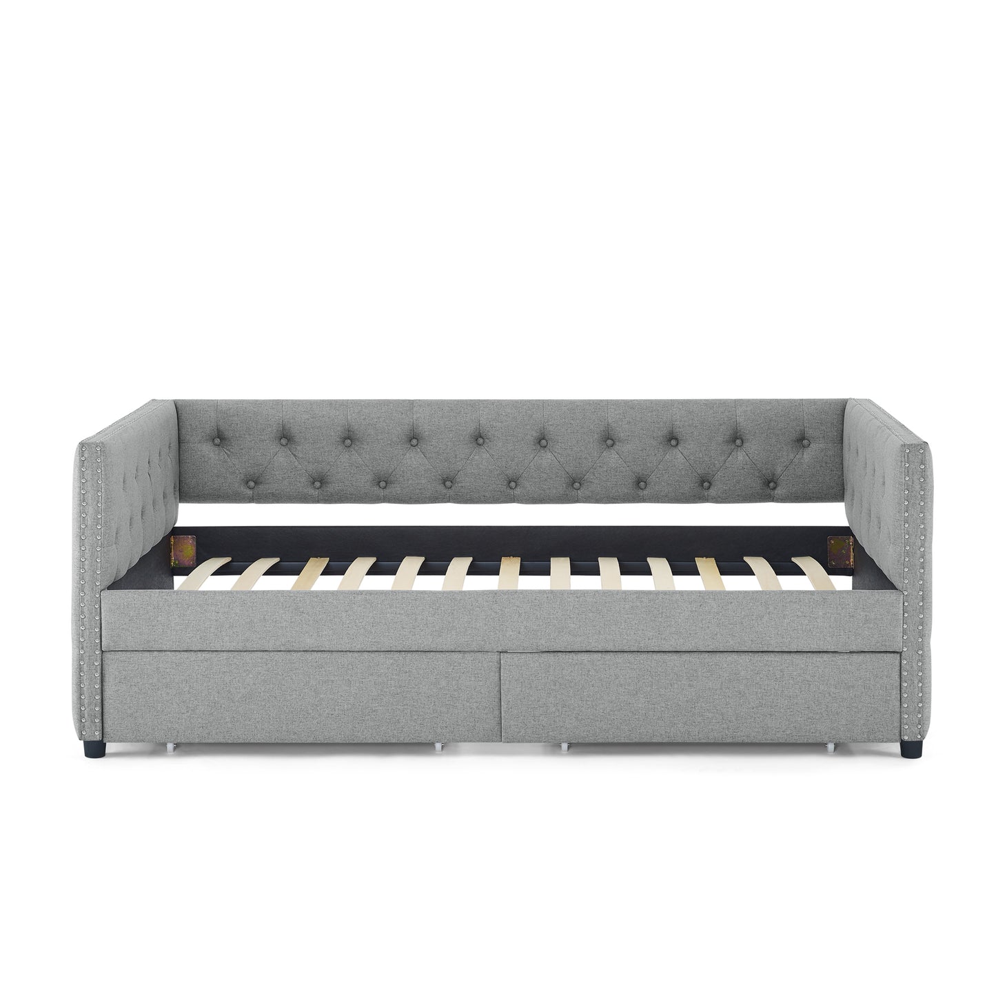 Fluff Gray Daybed with Drawer (twin)