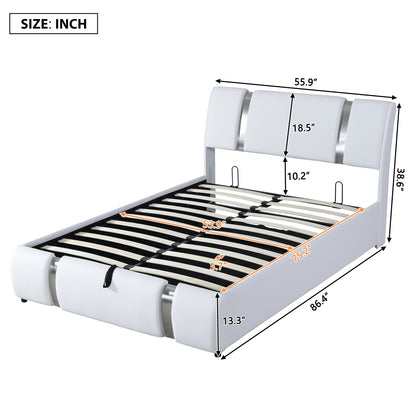 Stripe Full Bed (white)