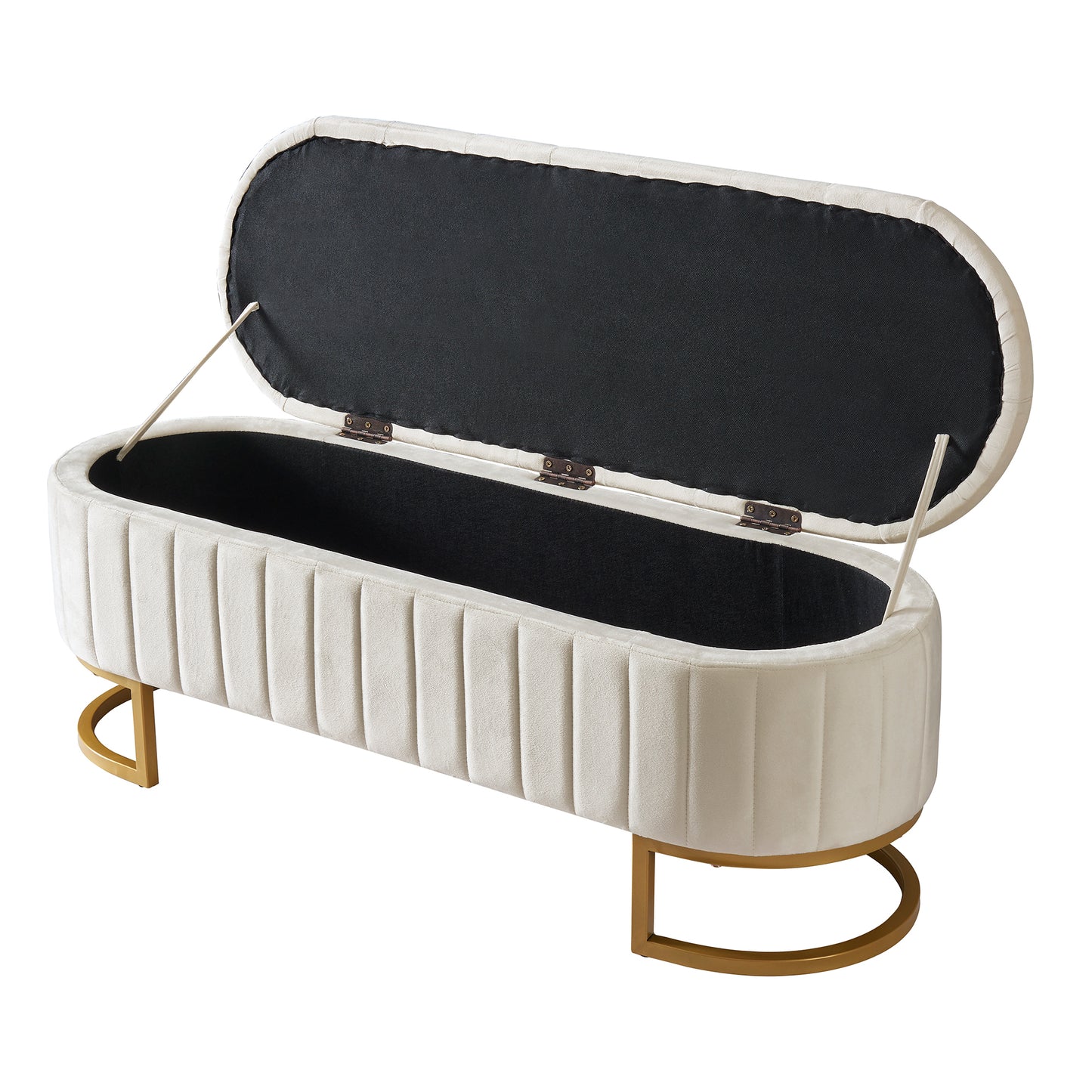 Elegant Storage Bench (beige)