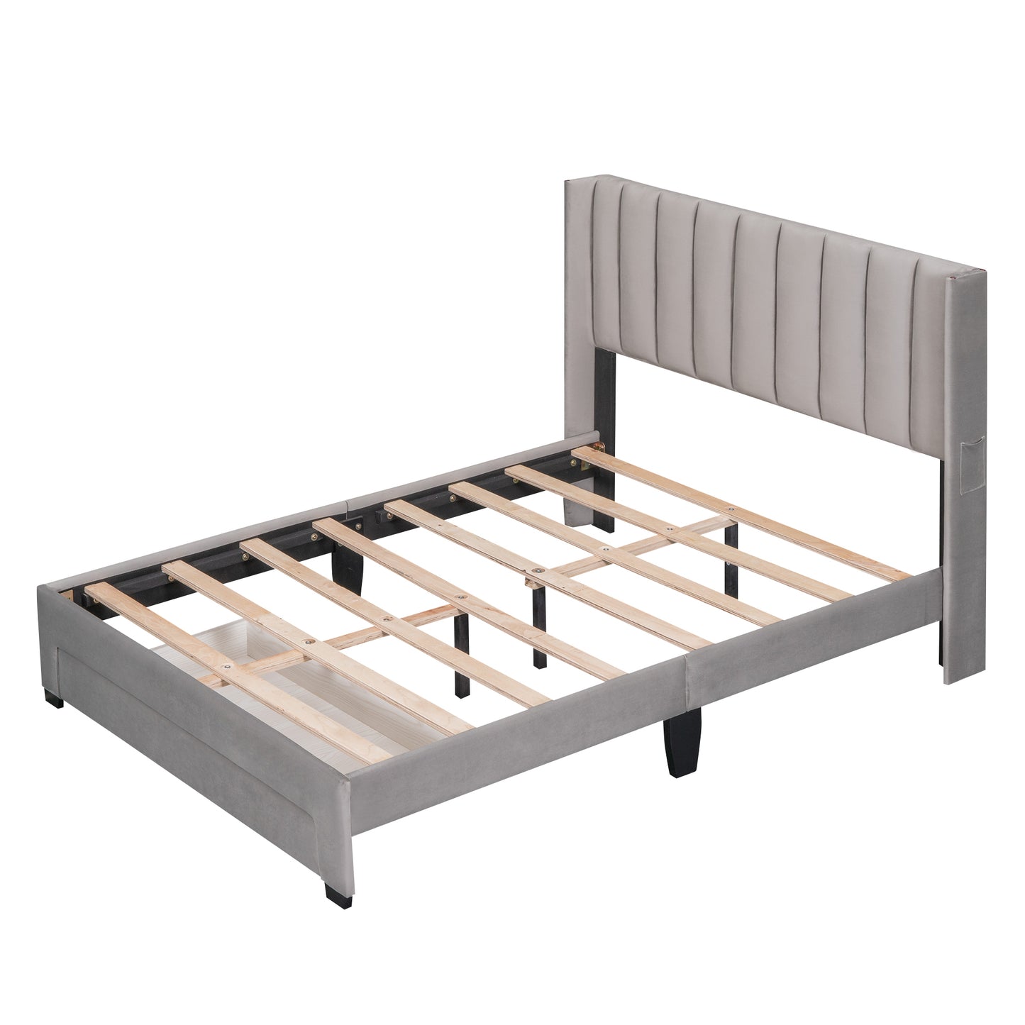 Hava Full Bed (gray)