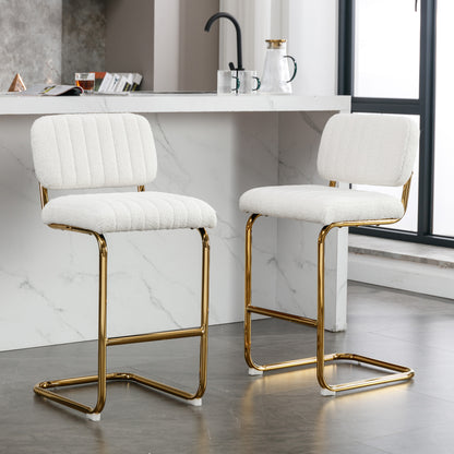 Madison Ivory 27" Bar Stools, Set of 2