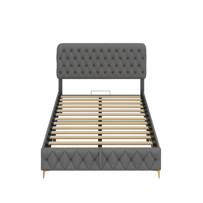 Valerie Full Size Bed (gray)