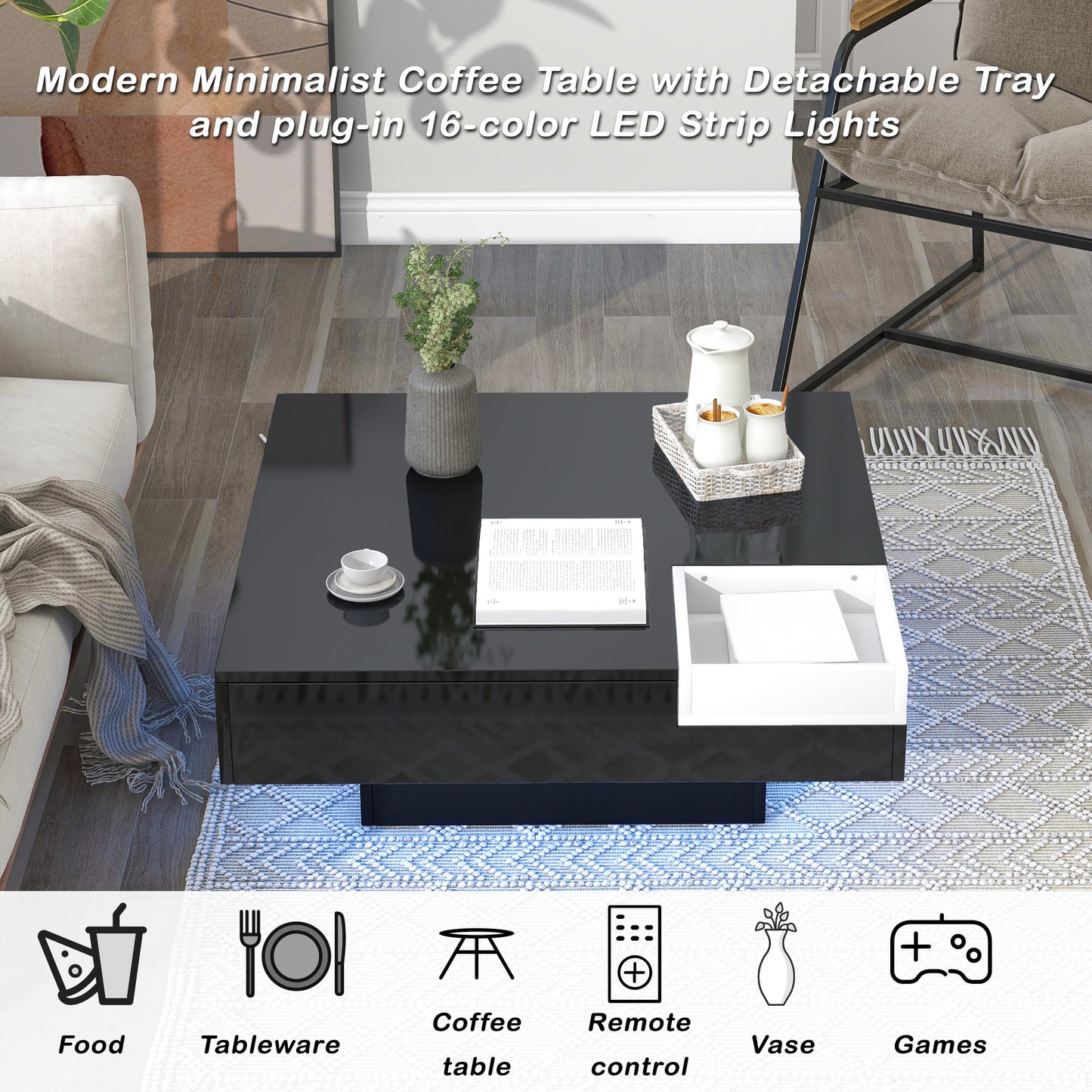 Oscar Coffee Table (black)