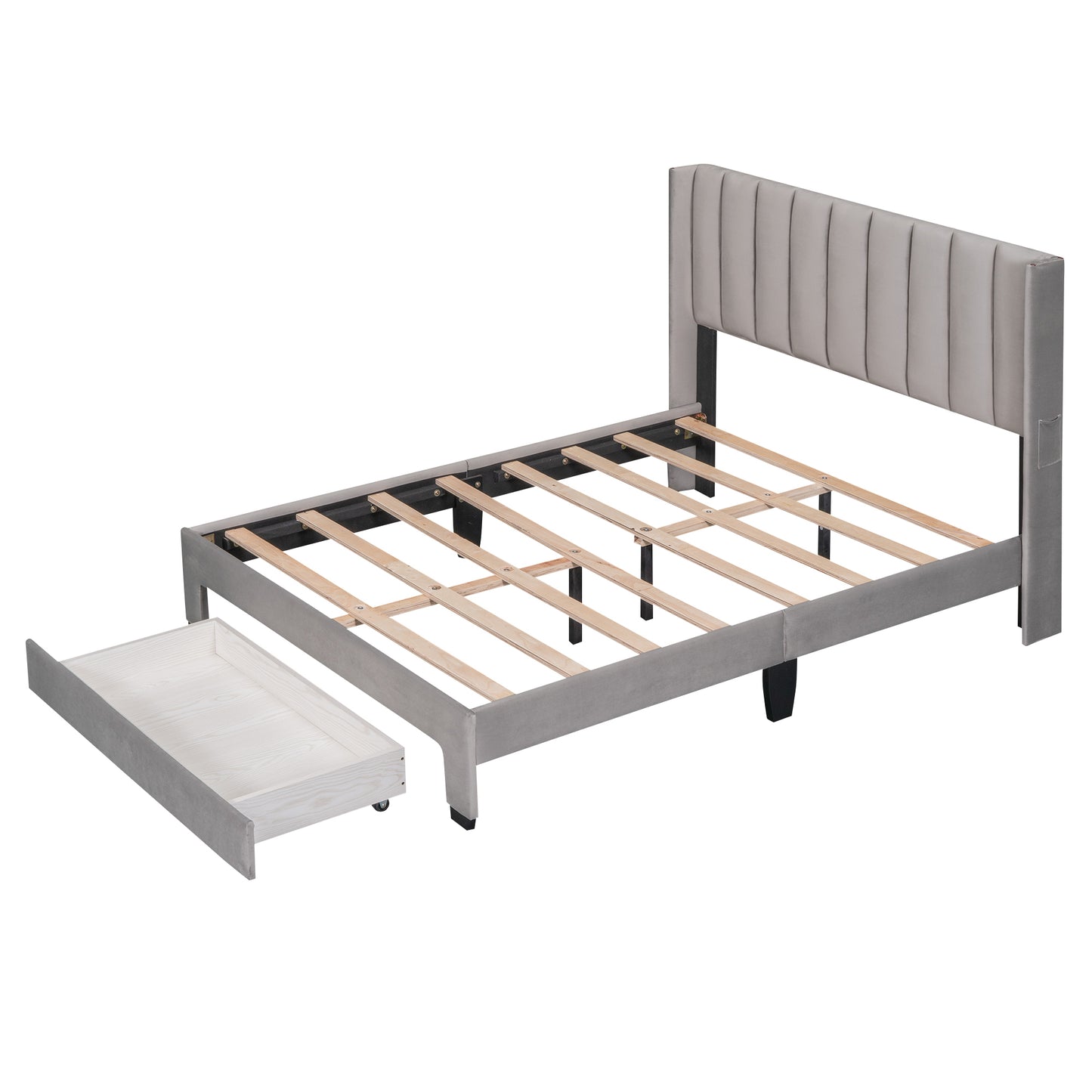 Hava Full Bed (gray)