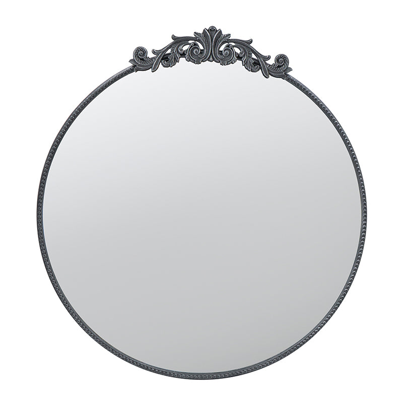 Round Decorative Black Mirror