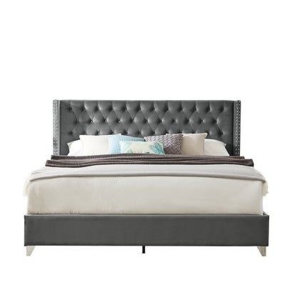 Caine King Bed (gray)