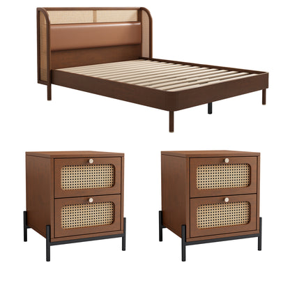 3 Piece Bedroom Set With Queen Bed