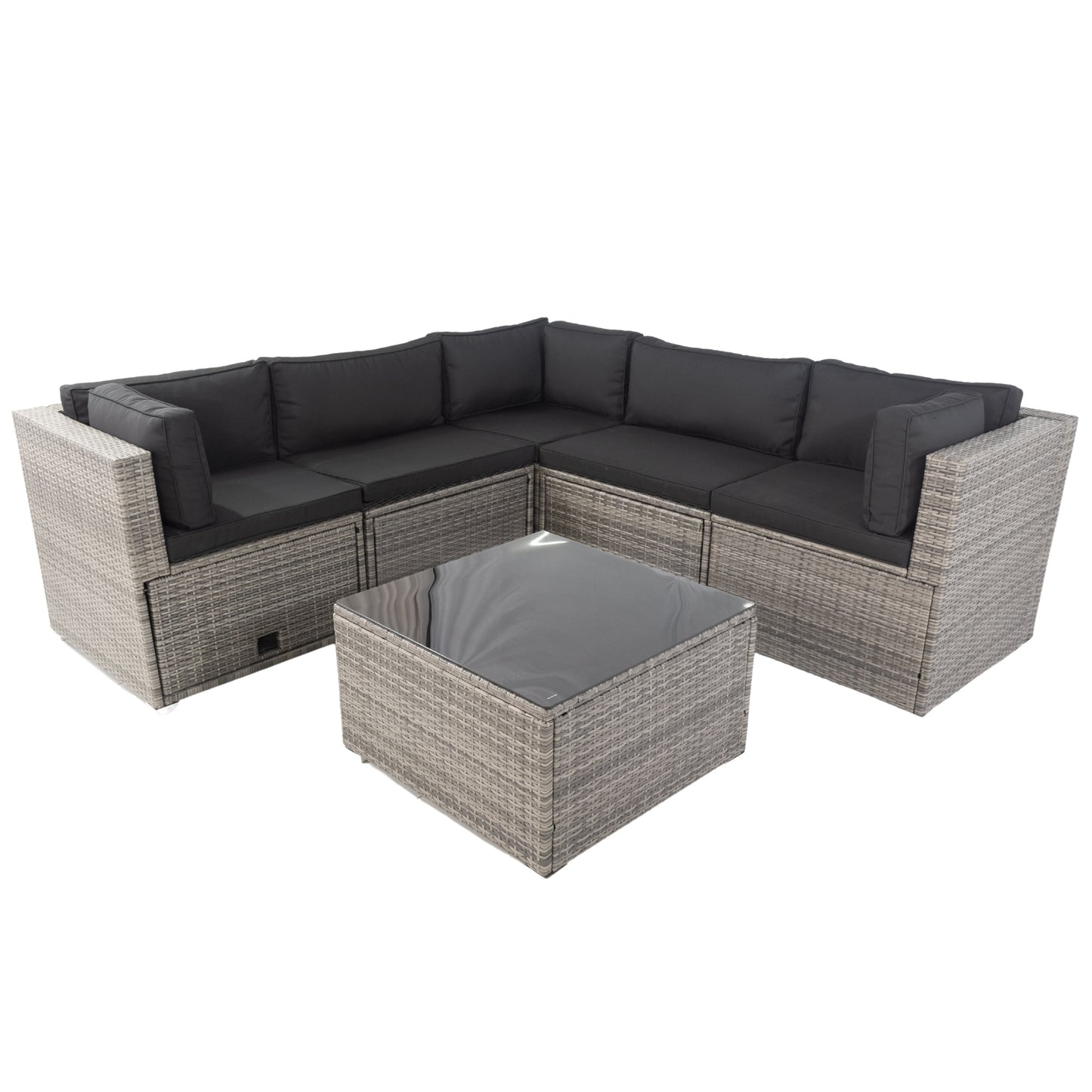 Citrus 6 Pieces Sectional Outdoor Set w/ Storage