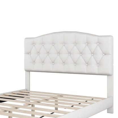 Mefo Queen Bed (beige)