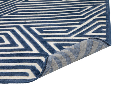 Orbit Blue Area Rug 5X8