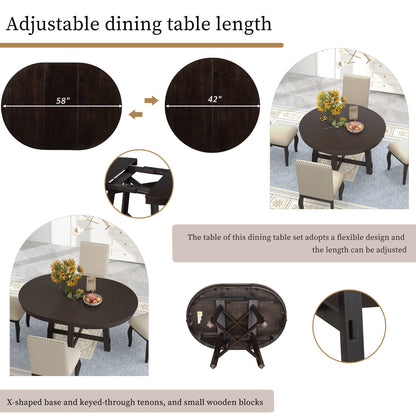 Alex 5-Piece Dining Table