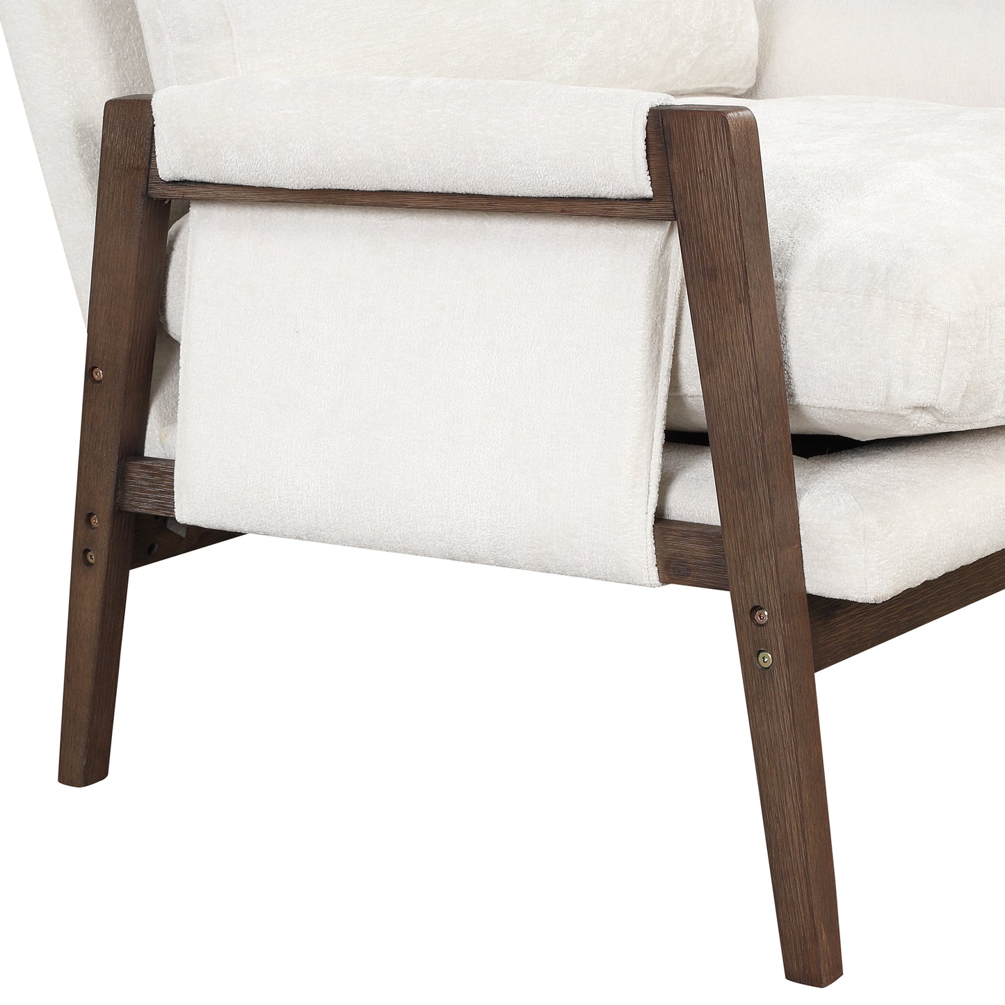 Malibu White Accent Chair