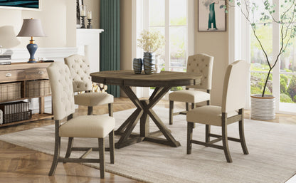 Ashley 5 Piece Dining Table Set (natural)