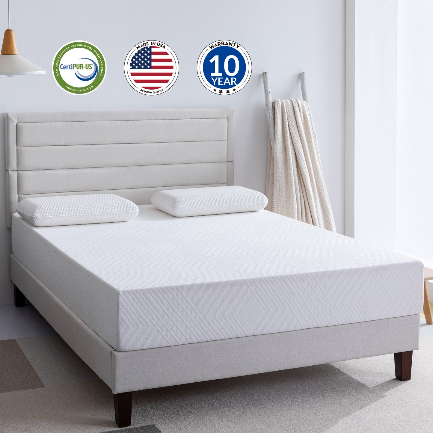 10" Memory Foam Queen Mattress