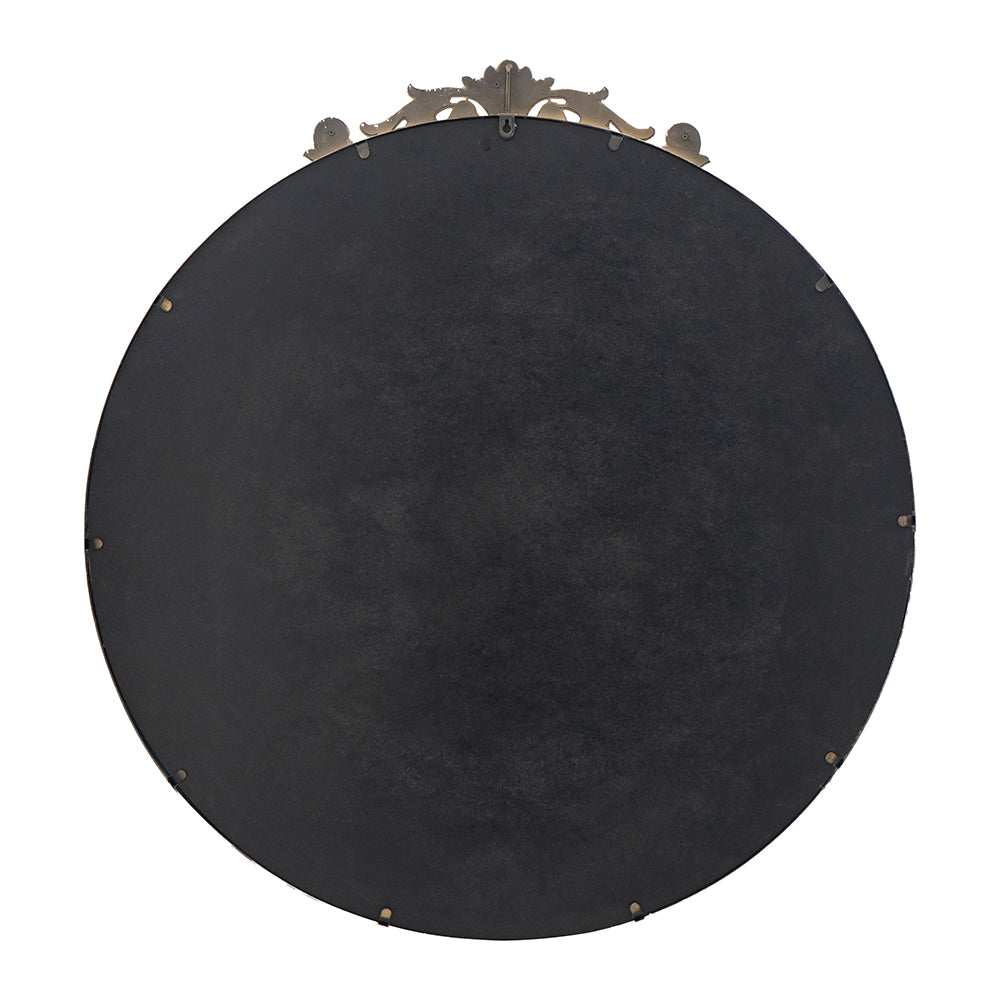 Round Decorative Gold Mirror