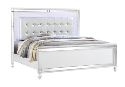 Sterling King Bed (white)