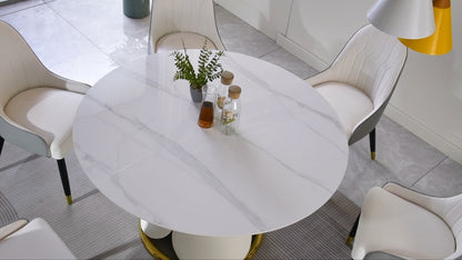 53" Modern Sintered Stone Dining Table