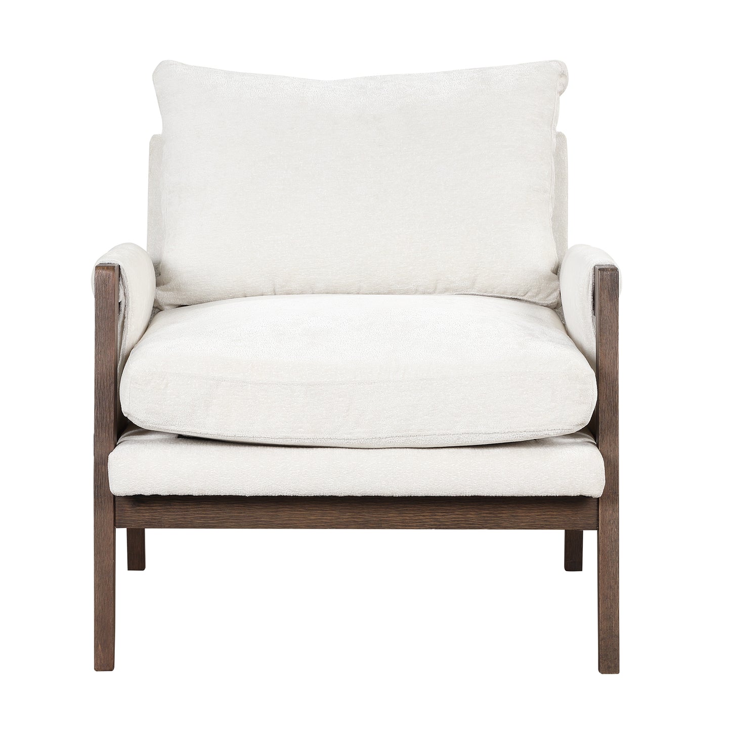 Malibu White Accent Chair