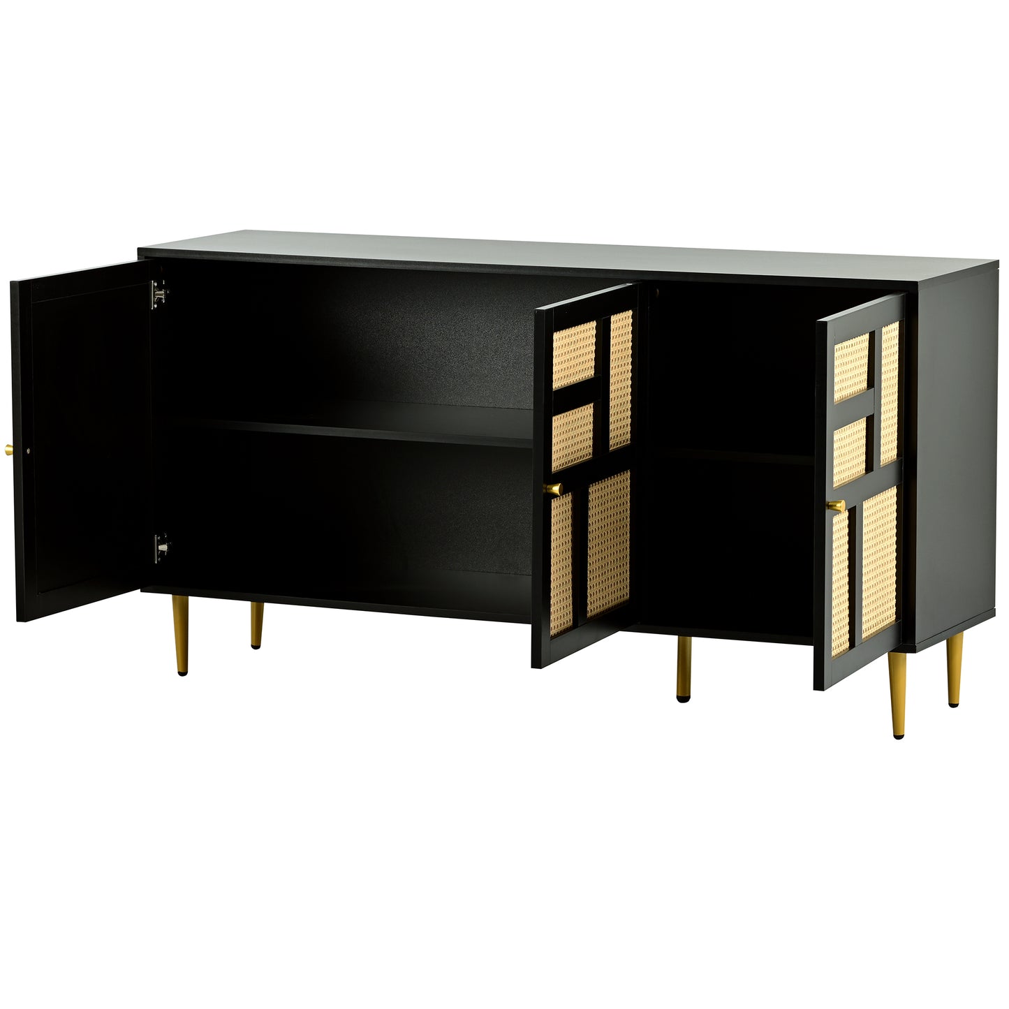 55" Black Bali TV Stand