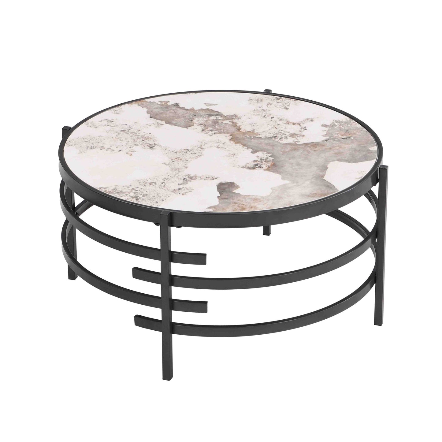 Sintered Stone Coffee Table (dark gray)