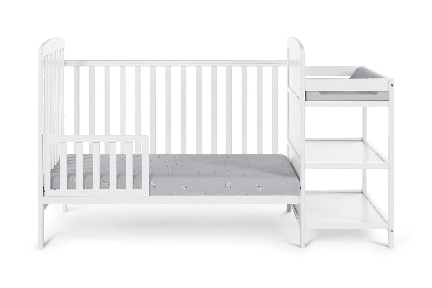 Ramsey 3-in-1 Convertible Crib and Changer White