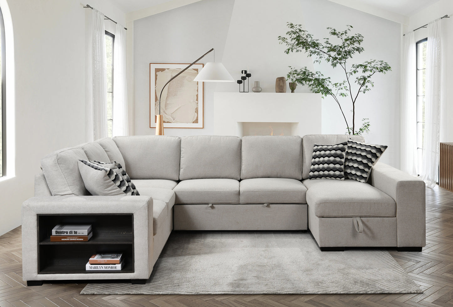 Alasdair 7 Seat Sectional Sofa Couch