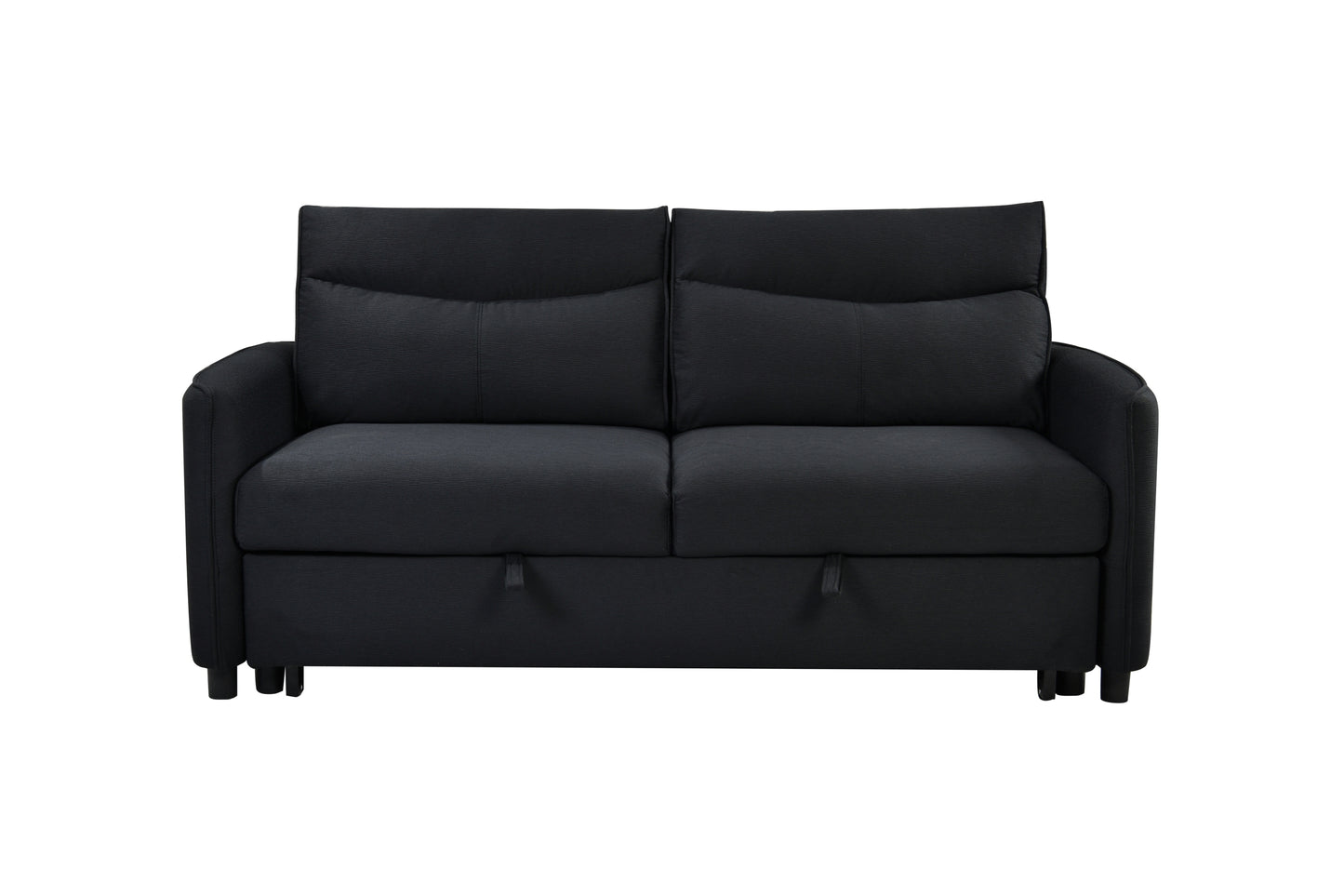 Kirby 3 in 1 Convertible Sleeper Sofa Bed (black)