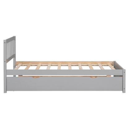 Sophie White Twin Platform Bed with Trundle