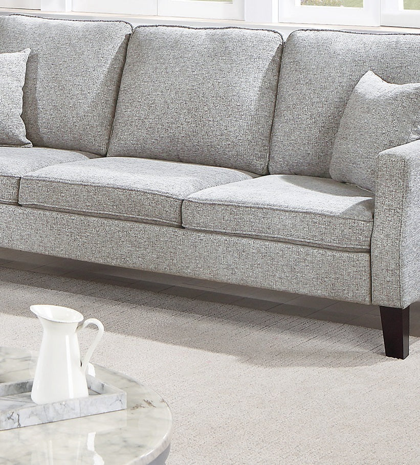 Dahlia Gray 2 Piece Sofa And Loveseat Set