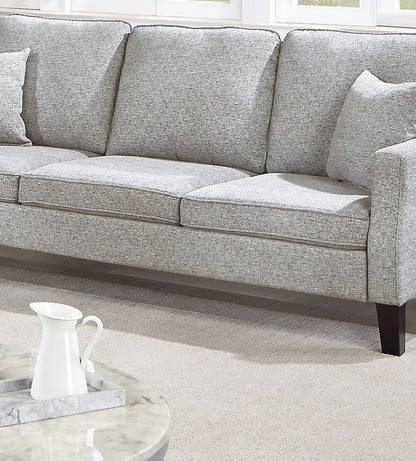 Dahlia Gray 2 Piece Sofa And Loveseat Set