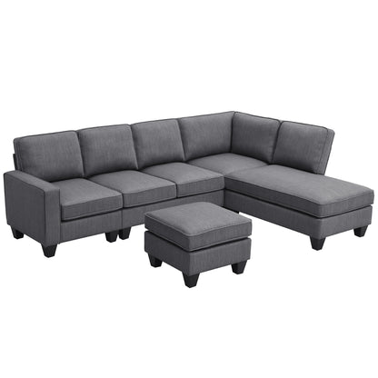 Benjamin Modern L-shaped Sectional Sofa