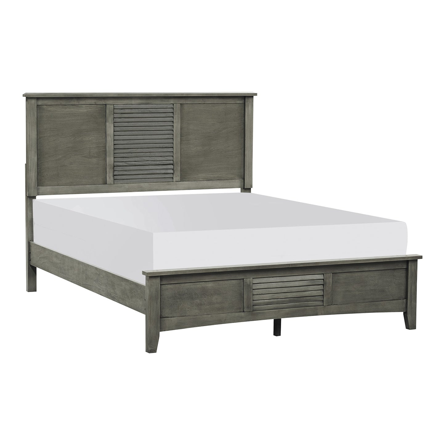 Mia Queen Bed (gray)