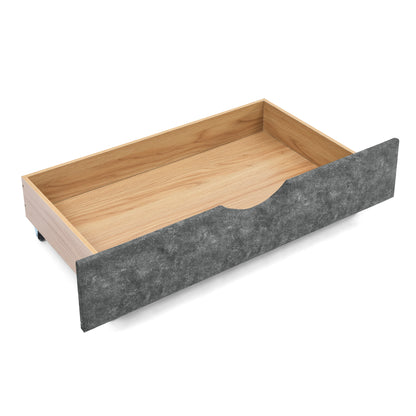 Button Dark Gray Daybed with Drawers (queen)