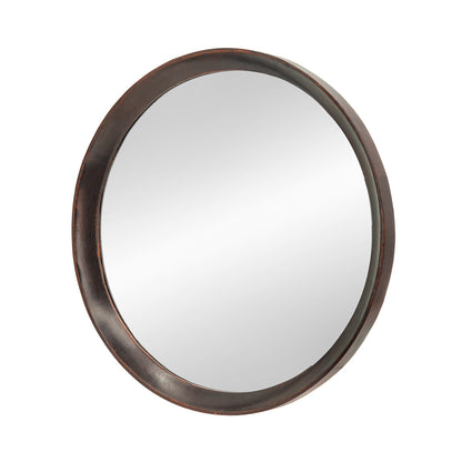 Mango Dark Brown Wood Wall Mirror