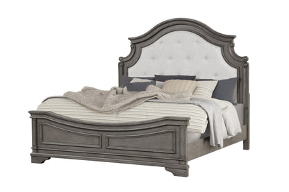 Grace Queen 4 Piece Bedroom Set in Gray