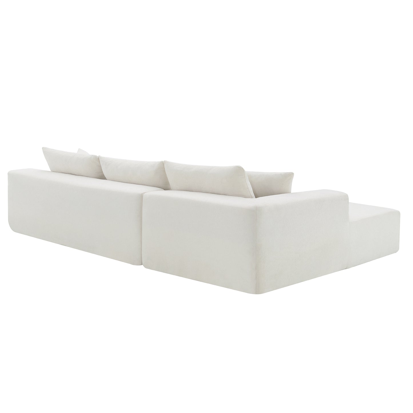 Oscar Cream 2 Piece Modular Sectional