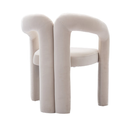 Ellen Beige Dining/Accent Chairs, Set of 2