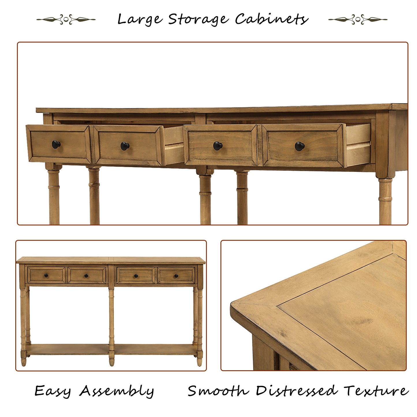 Odilia Console Table (pine)