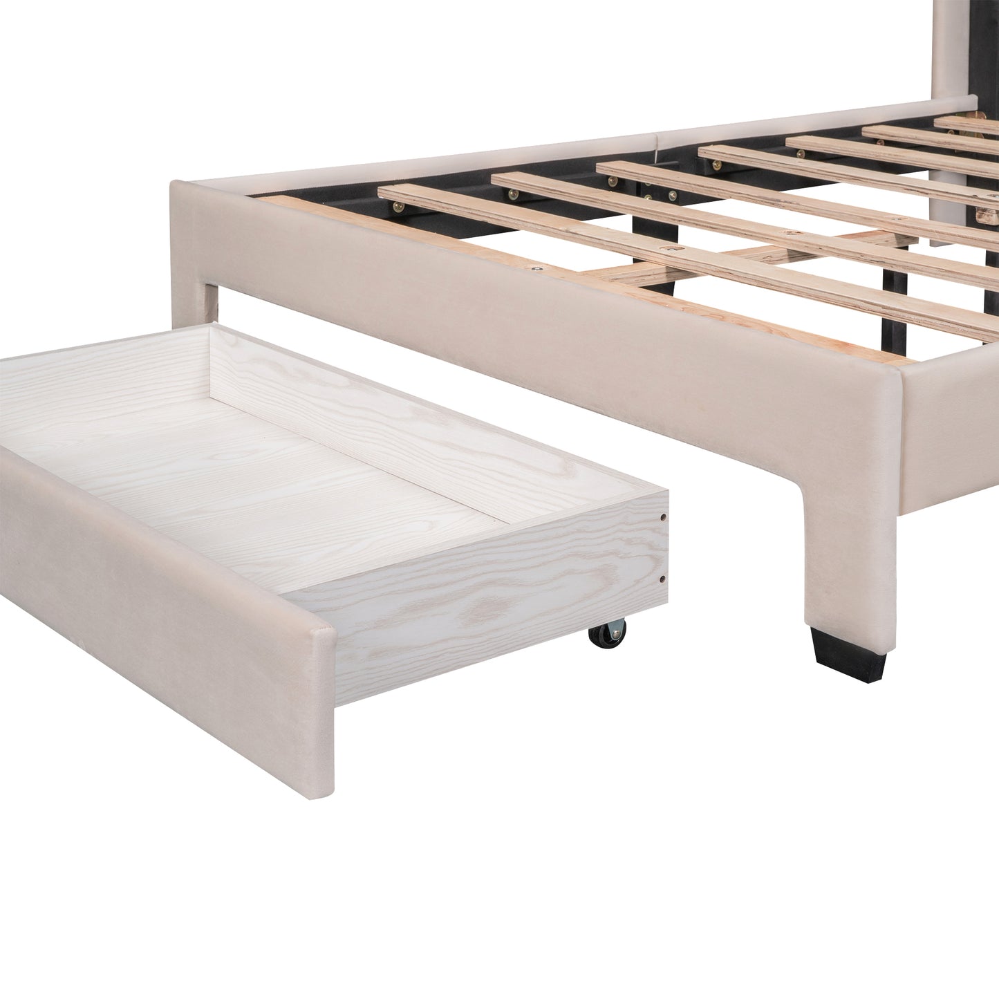 Hava Full Bed (beige)