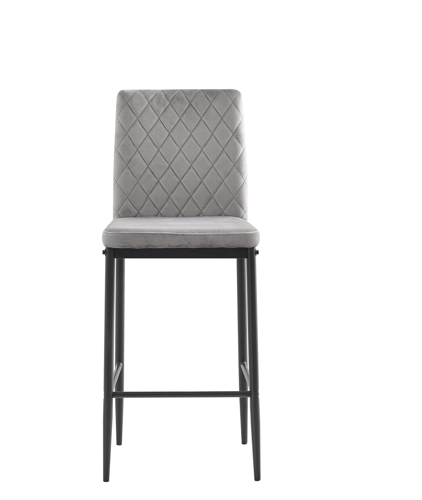 Diamond Back Gray Bar Stool (set of 2)