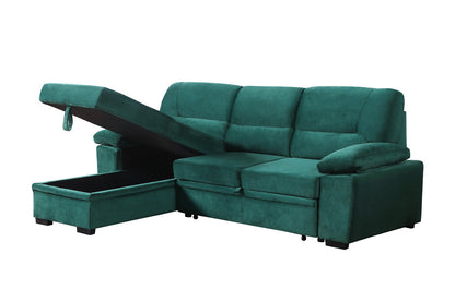 Kipling Velvet Sectional Sofa