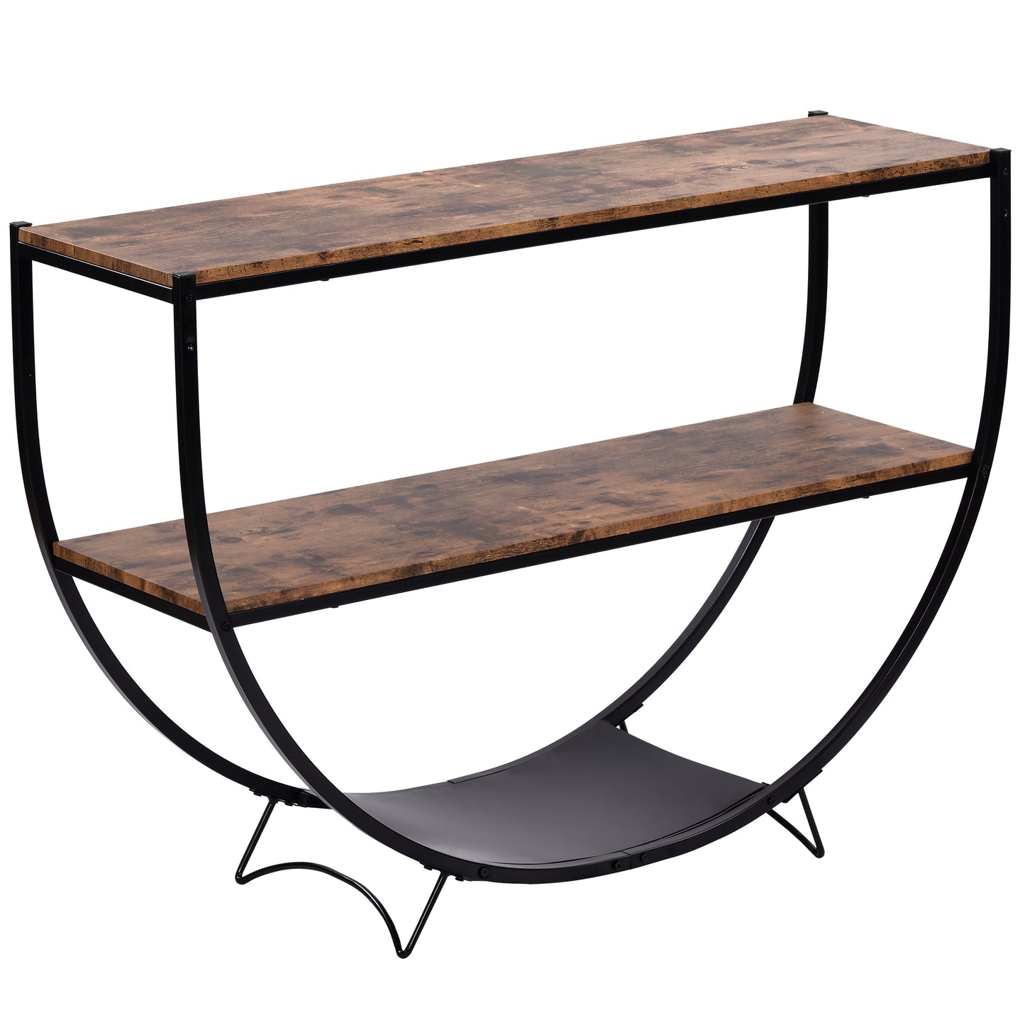 Semi Console Table (dark brown)